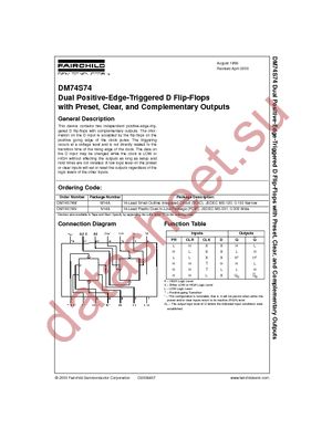 DM74S74N datasheet  